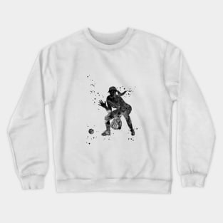 Girl softball player Crewneck Sweatshirt